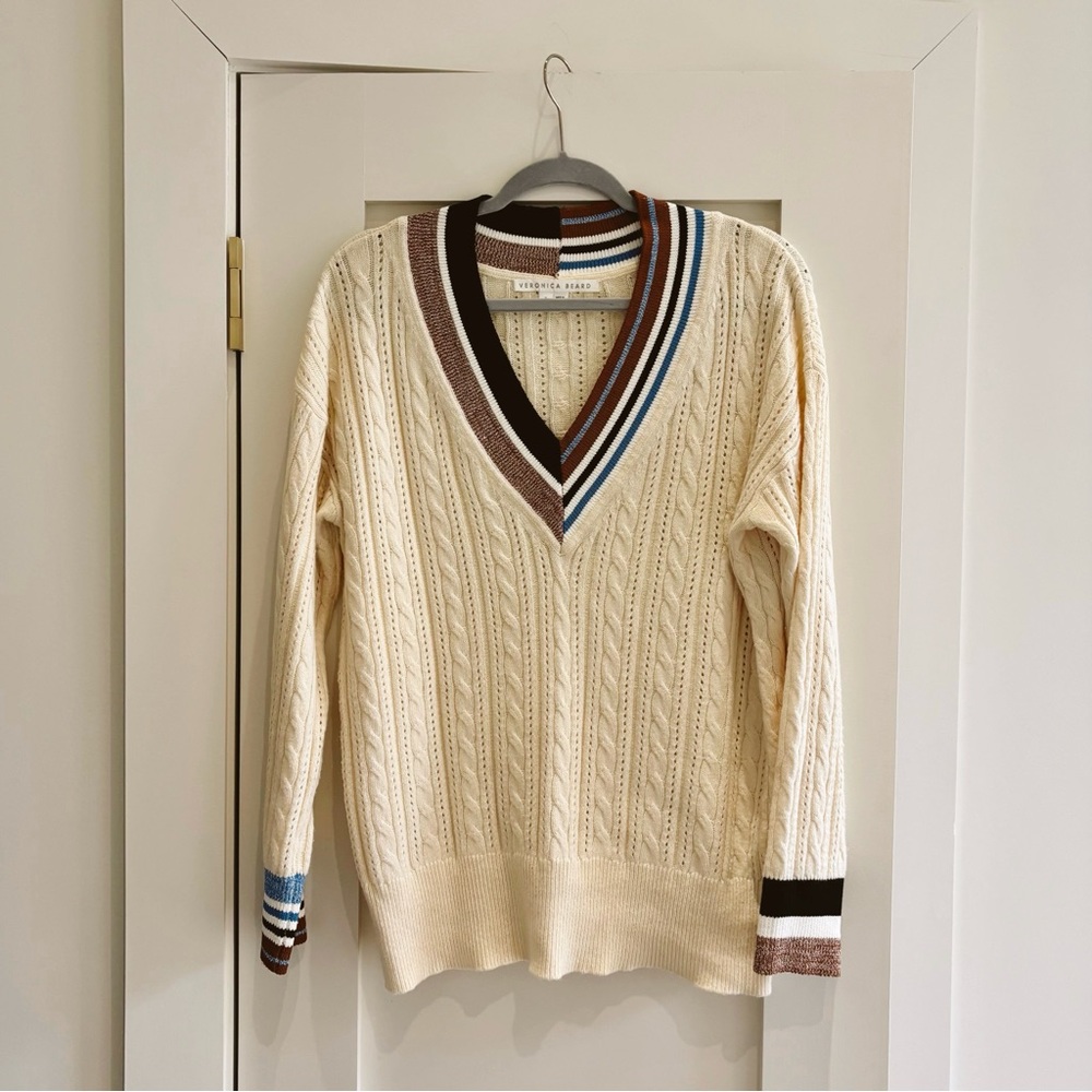 Veronica Beard ‘Rory’ V-Neck Pullover Sweater - Picture 4 of 6